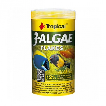 Tropical 3-Algae Flakes + Aloe vera